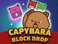 Capybara Block Drop